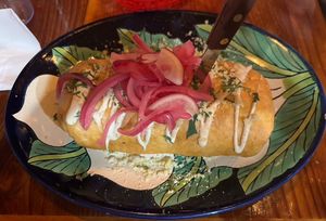 Chimi burrito   at Mis Tacones in Portland