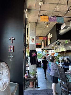 Inside  at Mis Tacones in Portland