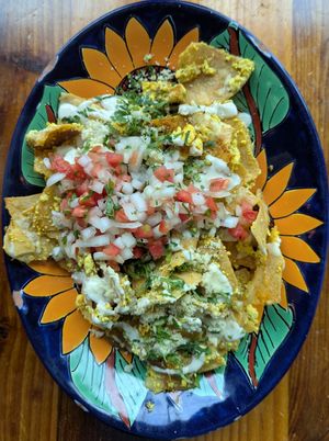 Chilacarlos at Mis Tacones in Portland