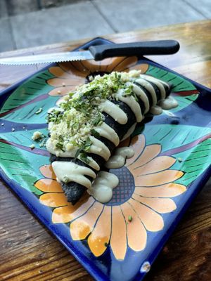 Elote Empanada   at Mis Tacones in Portland