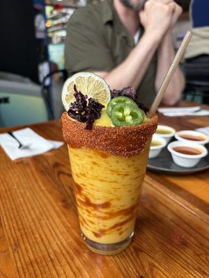 Mangonada 🤤   at Mis Tacones in Portland