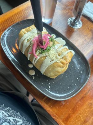 Breakfast chimy  at Mis Tacones in Portland