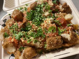 Taste so good at Secret Vegan Pizza in Los Angeles