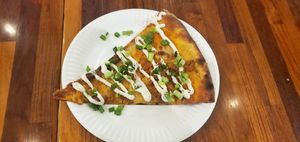 Slice of Buff Chicken $8.20 at Secret Vegan Pizza in Los Angeles