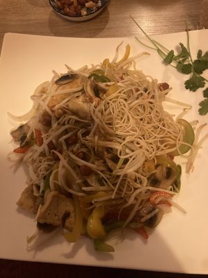 Noodles with tofu and veggies  at Enjoy Vietnam in Breda