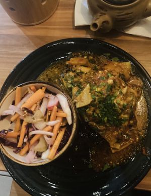 Lazania z dynią piżmową i kiszonki  at Wegestacja Koński Rynek in Myslenice