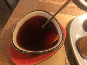 Borscht with dumplings  at Pierogarnia Rynek 26 in Wroclaw