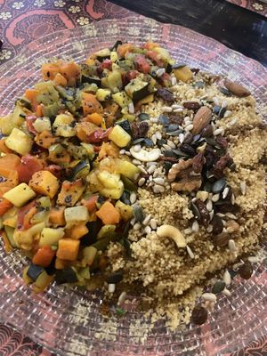Couscous con verduras   at Casa Mazal in Cordoba