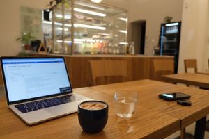 Chai & work at Dosa Dosa in Prague