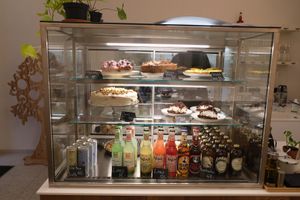 Cakes and drinks at Dosa Dosa in Prague