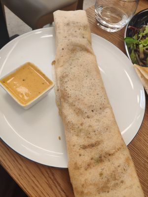 Big dosa at Dosa Dosa in Prague