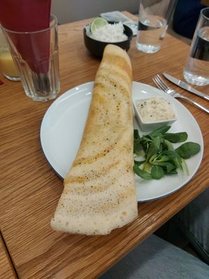 Grand dosa at Dosa Dosa in Prague
