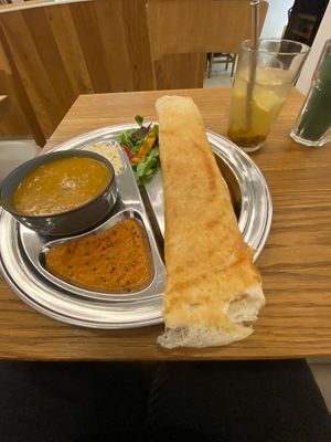 dosa menue   at Dosa Dosa in Prague