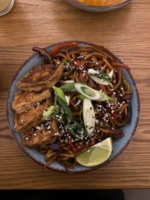 Udon nudles  at Dosa Dosa in Prague