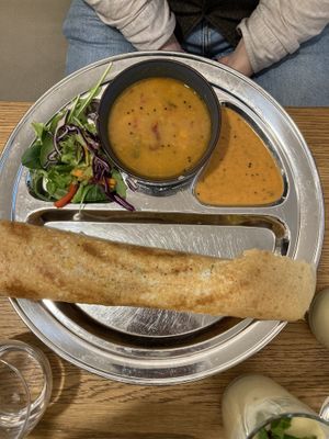 Aloo masala menu #Veganuary at Dosa Dosa in Prague