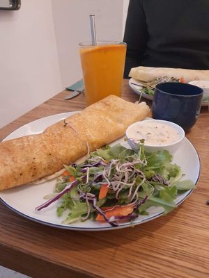 Breakfast Dosa at Dosa Dosa in Prague