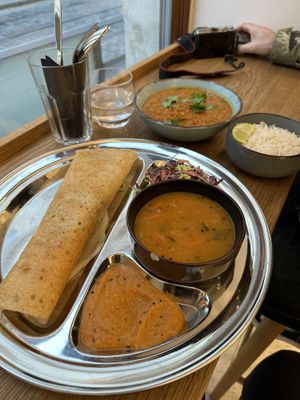 Potato dosa   at Dosa Dosa in Prague