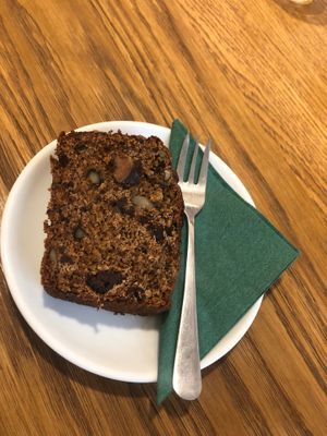 Banana bread - super yummy at Dosa Dosa in Prague