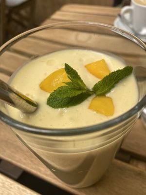 Mango lassi   at Dosa Dosa in Prague