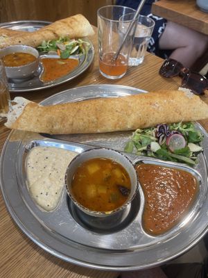 Large dosa   at Dosa Dosa in Prague
