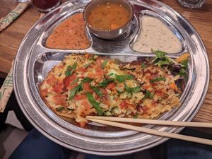 Cheese Uttapam at Dosa Dosa in Prague