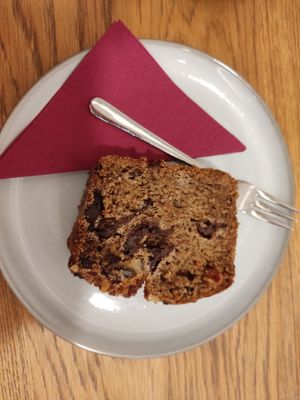 Banana bread at Dosa Dosa in Prague