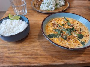 Panang curry at Dosa Dosa in Prague