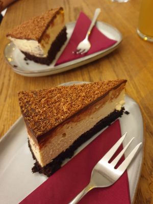 Choco cheesecake at Dosa Dosa in Prague