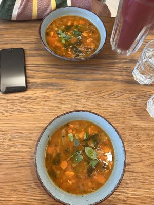 minestrone  at Dosa Dosa in Prague