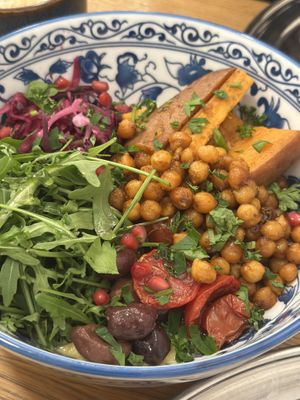 Hummus bowl  at Dosa Dosa in Prague