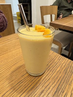 Mango lassi  at Dosa Dosa in Prague