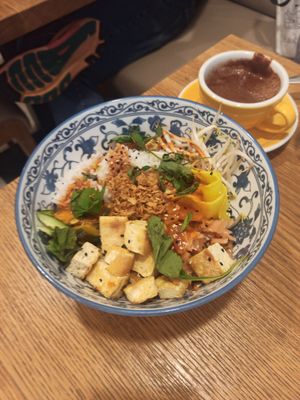 Kimchi bowl at Dosa Dosa in Prague