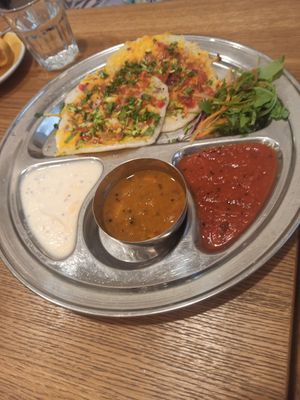 Uttapam at Dosa Dosa in Prague