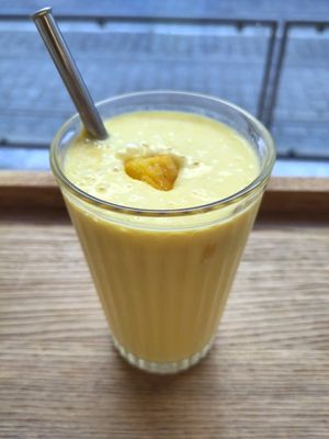 Mango lassi at Dosa Dosa in Prague
