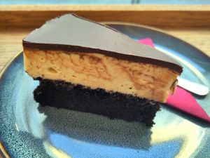 Cake at Dosa Dosa in Prague