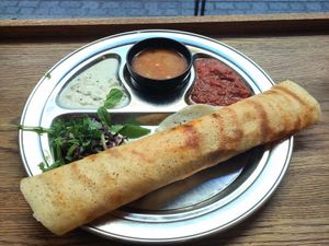 California dosa at Dosa Dosa in Prague