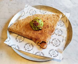 Vegan Mexican Chick'n at Crêpeaffaire in Oxford