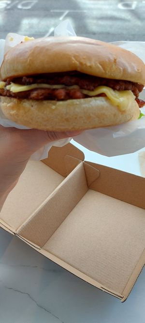 Texas burger at More Life  in West Bromwich