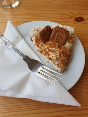 Biscoff cheesecake  at Auld Bar Cafe in Forfar