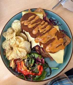 New York Plant Deli sandwich  at Auld Bar Cafe in Forfar