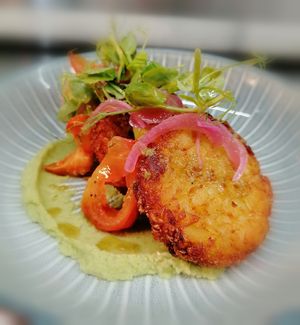 Avocado Hash (VE) at Auld Bar Cafe in Forfar
