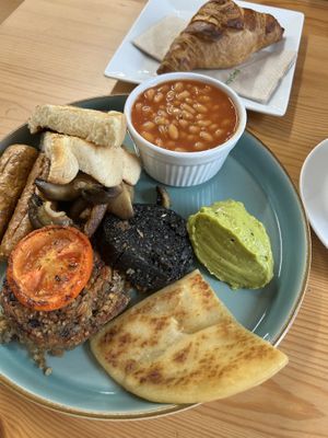 Vegan breakfast   at Auld Bar Cafe in Forfar