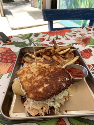 Fysh  Sando Special at Eris Food Co in Oceanside