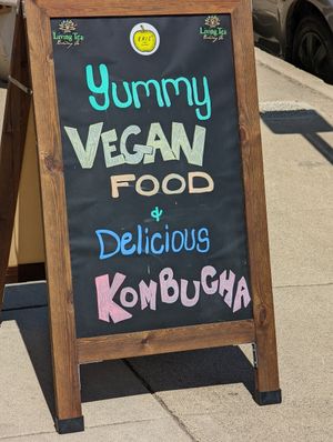 Sign outside at Eris Food Co in Oceanside