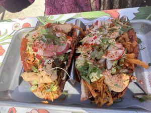 Sweet potato tacos  at Eris Food Co in Oceanside