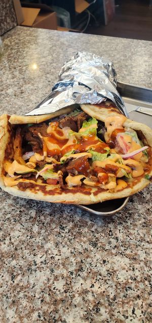 Gyro yum!! at Eris Food Co in Oceanside