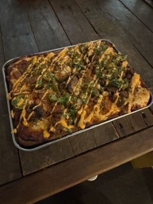 Little Brutus flatbreadd  at Eris Food Co in Oceanside