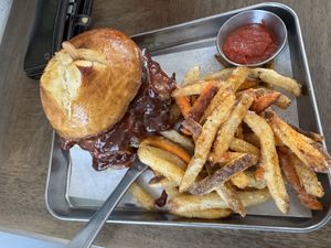 Yippi ki yae burger  at Eris Food Co in Oceanside