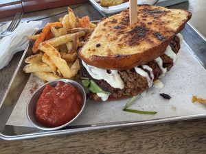 Meatloaf sandy   at Eris Food Co in Oceanside