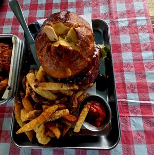 Yippee Kai Ay burger at Eris Food Co in Oceanside